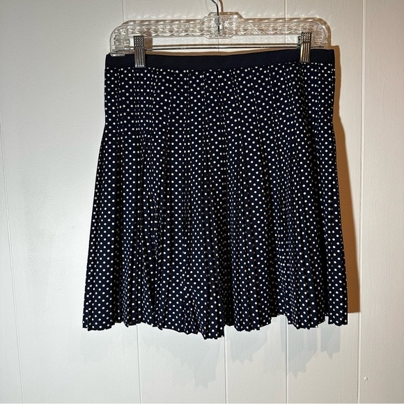 J. Crew Blue and White Polka Dot Skirt Size 4 - Picture 5 of 9